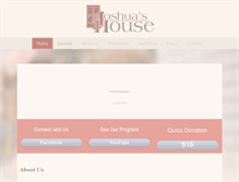 Tablet Screenshot of joshuashouseint.org